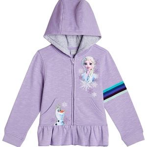 Disney Girls Frozen Jacket and Shirt Set NWT